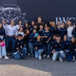 Líderes de Fútbol Más compartieron con el piloto de F1 George Russell en la Ciudad de México