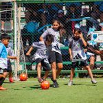 Más de 500 personas de ocho comunidades de Santiago viven un hermoso cierre de año deportivo en el Encuentro Regional de Fútbol Más by Itaú