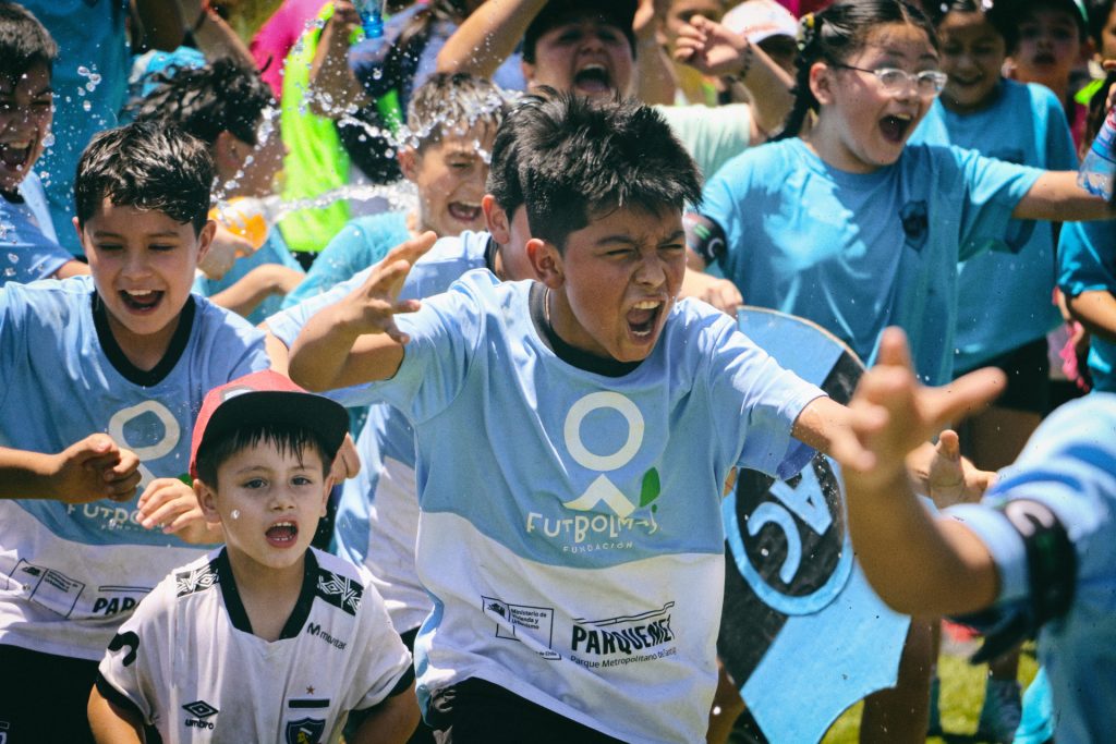 The expression of being the Futbol Mas champions Futbolmas